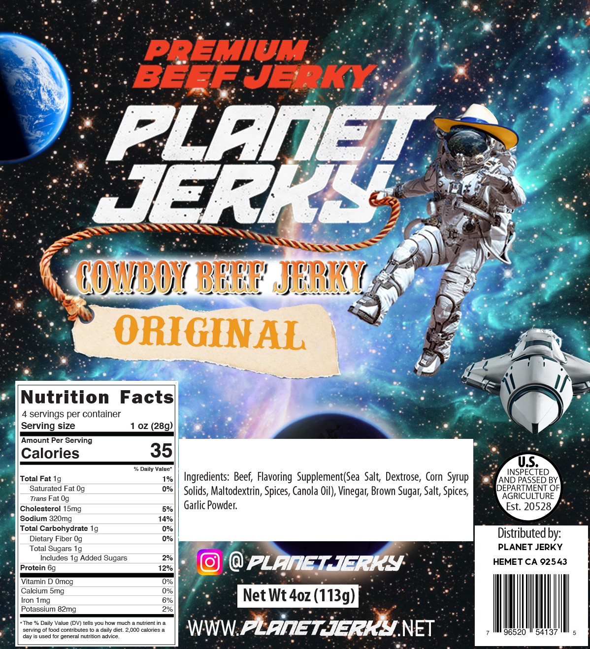 Cowboy Beef Jerky Original