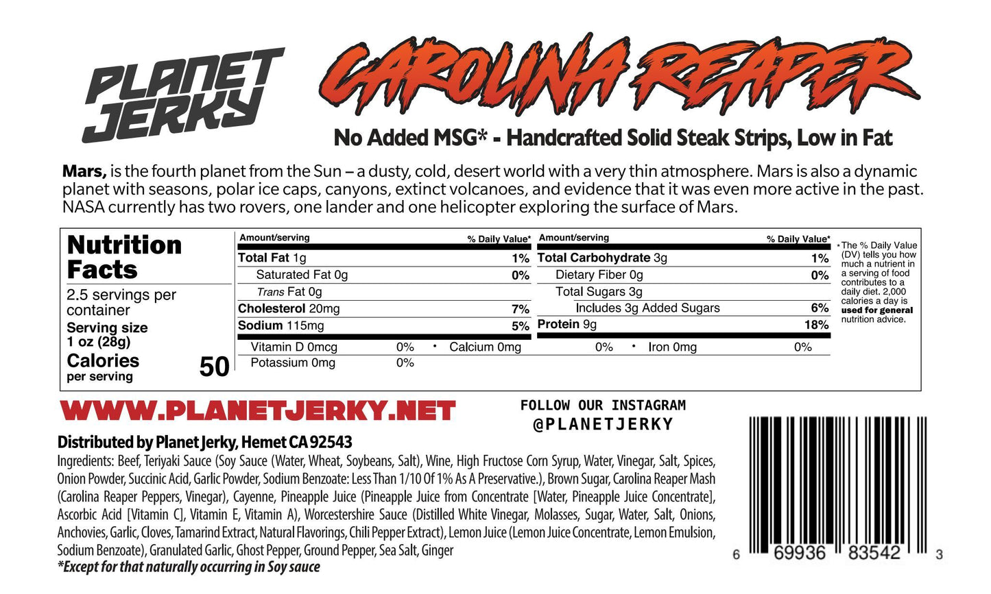 Carolina Reaper "Premium Brisket"