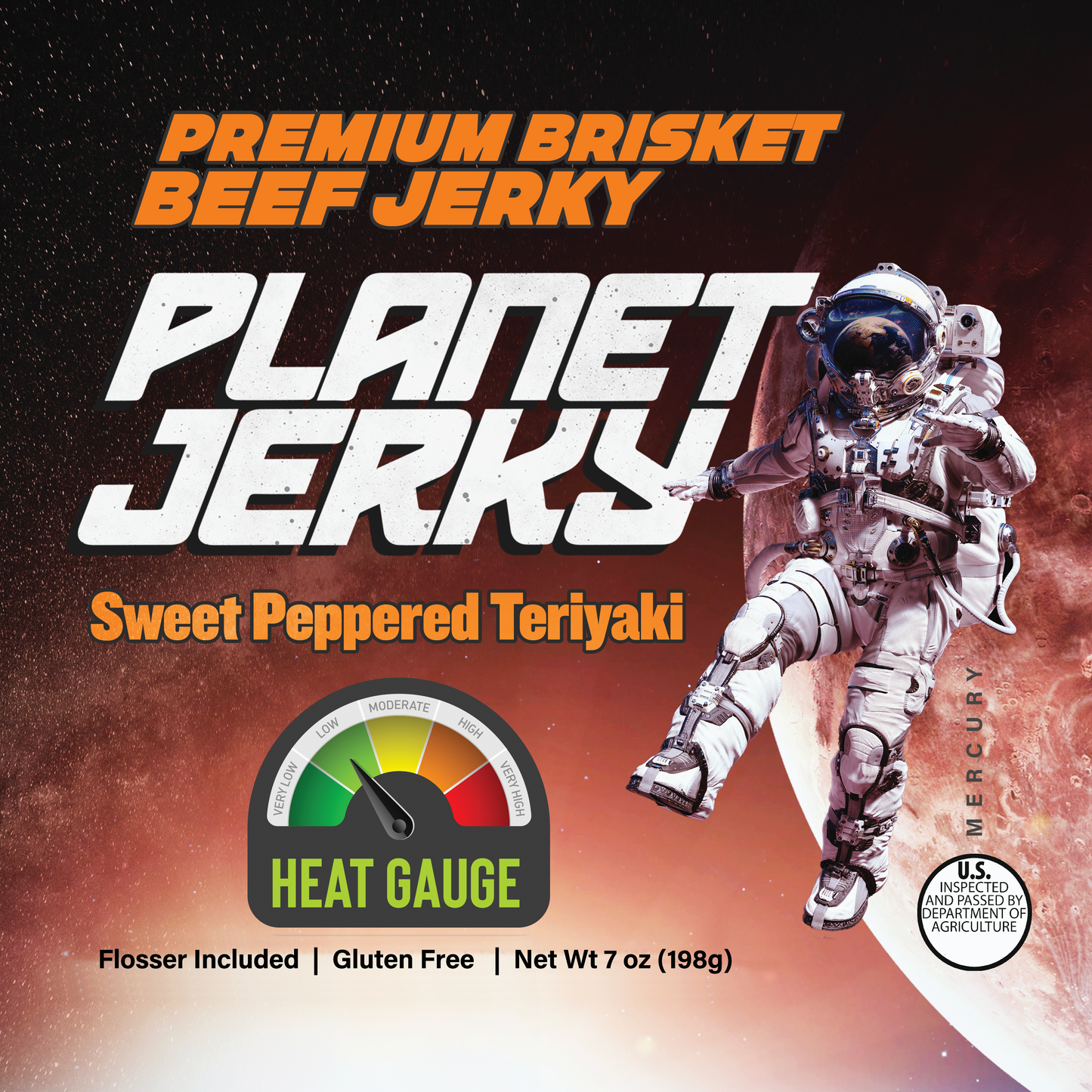 Sweet Peppered Teriyaki "Premium Brisket" FAMILY SIZE 7oz