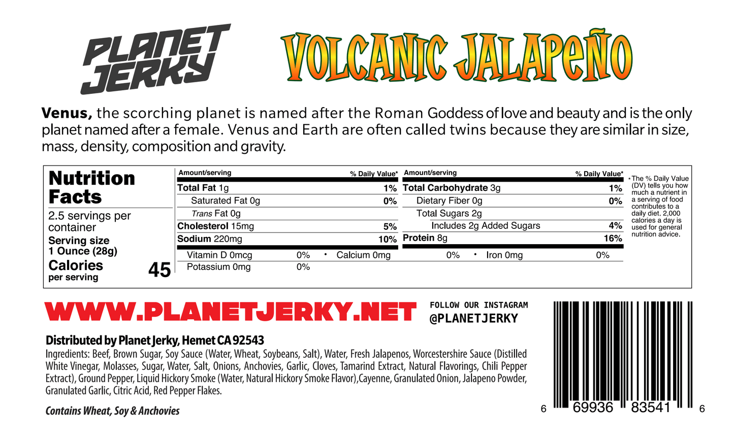 Volcanic Jalapeno "Premium Brisket"