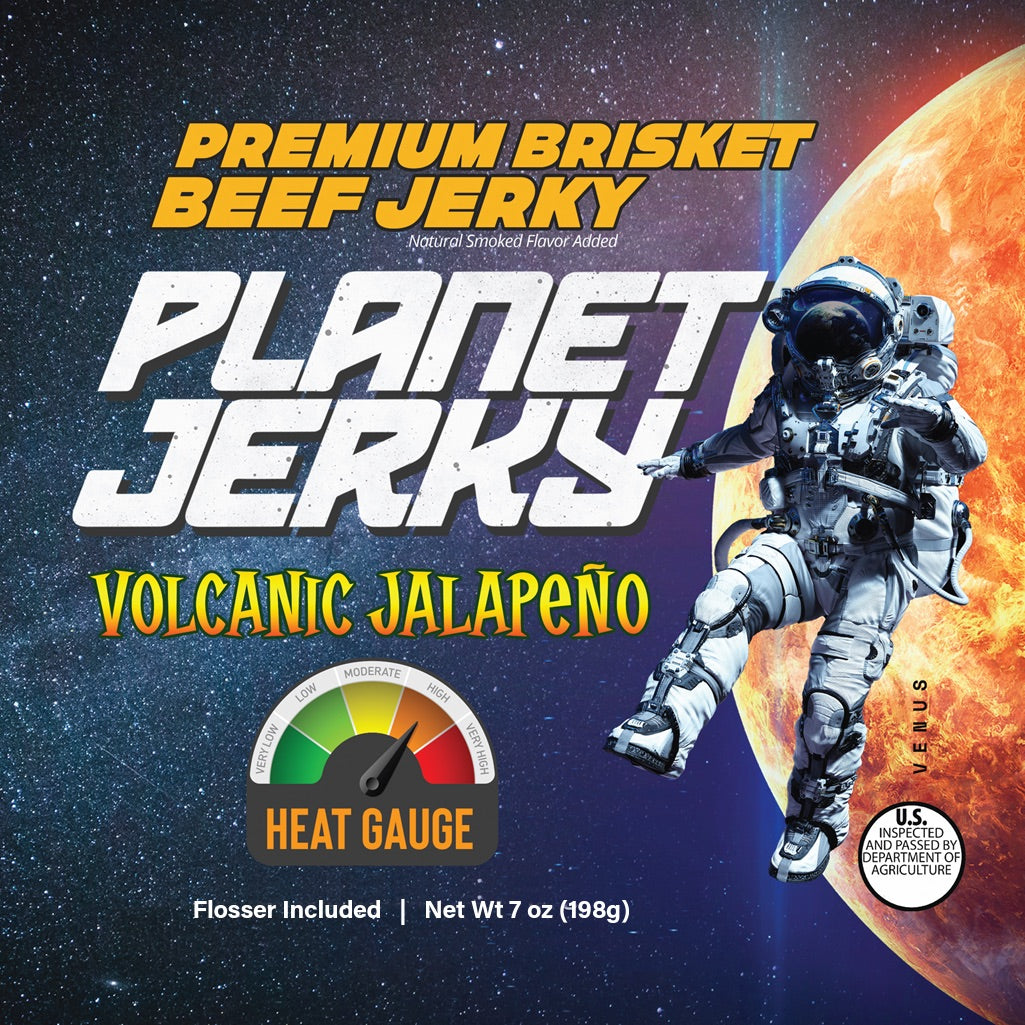 Volcanic Jalapeno "Premium Brisket" FAMILY SIZE 7oz
